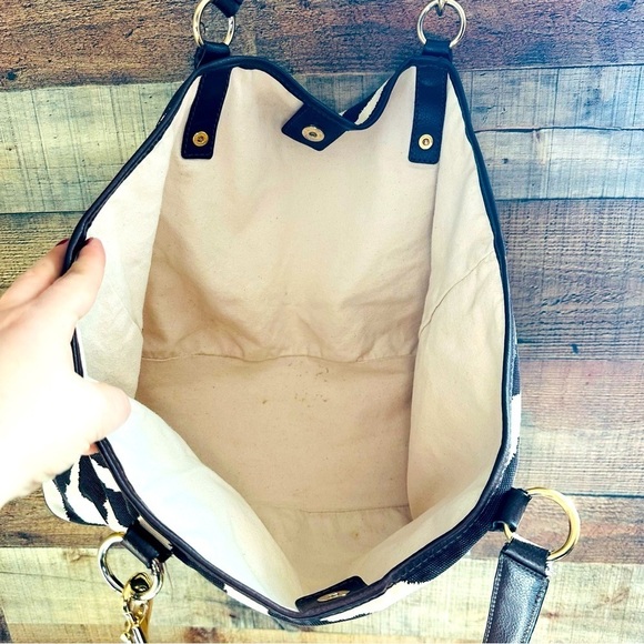 Micheal Kors Animal Print Canvas/Leather Tote Bag - Picture 10 of 11